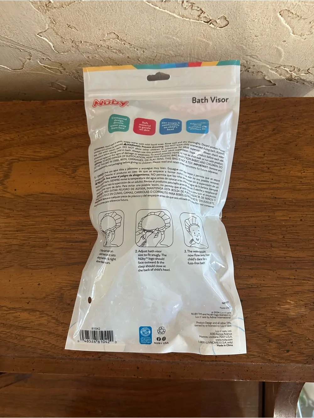 Nuby Bath Visor BPA Free 6+Months